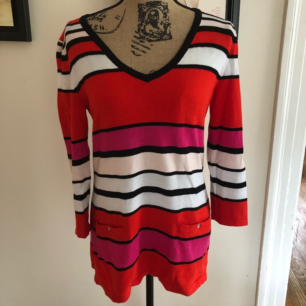 Jones New York striped sweater